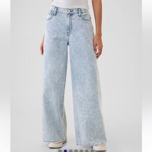 GAP Mid Rise Studded Baggy Jeans
